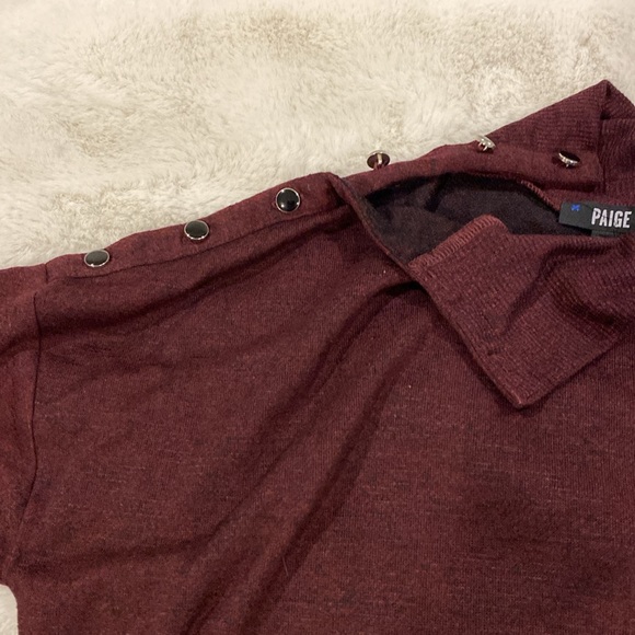 PAIGE long sleeve top with button detail Size XS - Picture 3 of 10